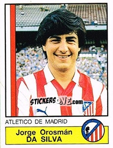 Figurina Da Silva - Liga Spagnola 1986-1987 n. 33 - Panini