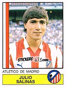 Cromo Julio Salinas - Liga Spagnola 1986-1987 - Panini