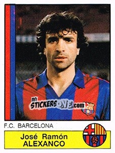 Sticker Alexanco - Liga Spagnola 1986-1987 - Panini