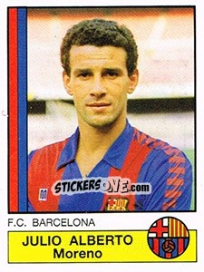 Cromo Julio Alberto - Liga Spagnola 1986-1987 - Panini