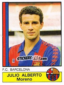 Sticker Julio Alberto - Liga Spagnola 1986-1987 n. 45 - Panini