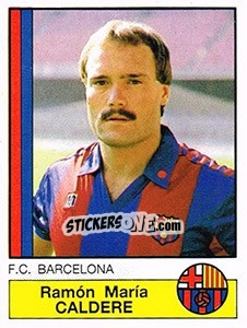 Sticker Calderé - Liga Spagnola 1986-1987 - Panini