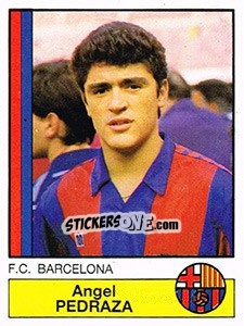 Sticker Pedraza - Liga Spagnola 1986-1987 n. 49 - Panini