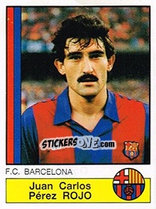 Sticker Rojo - Liga Spagnola 1986-1987 - Panini