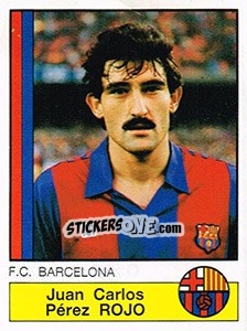 Sticker Rojo - Liga Spagnola 1986-1987 n. 50 - Panini
