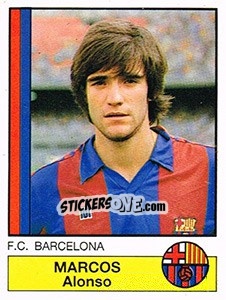 Sticker Marcos - Liga Spagnola 1986-1987 n. 52 - Panini