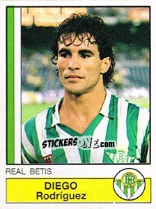 Figurina Diego - Liga Spagnola 1986-1987 - Panini