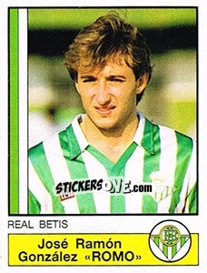 Sticker Romo - Liga Spagnola 1986-1987 n. 67 - Panini