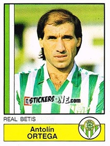 Sticker Ortega - Liga Spagnola 1986-1987 - Panini