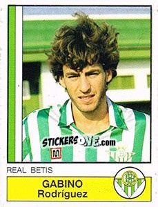 Sticker Gabino - Liga Spagnola 1986-1987 n. 70 - Panini