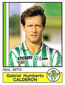 Sticker Calderón - Liga Spagnola 1986-1987 n. 72 - Panini