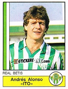Sticker Ito - Liga Spagnola 1986-1987 n. 73 - Panini