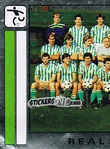 Cromo Equipo - Liga Spagnola 1986-1987 - Panini