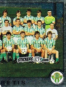 Sticker Equipo - Liga Spagnola 1986-1987 - Panini