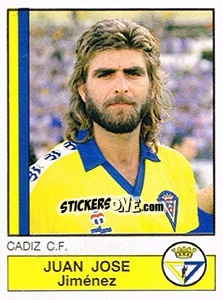 Sticker Juan José - Liga Spagnola 1986-1987 n. 80 - Panini