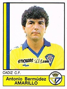 Sticker Amarillo - Liga Spagnola 1986-1987 n. 81 - Panini
