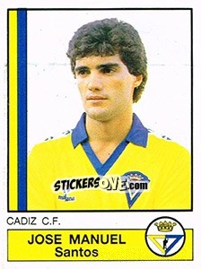 Sticker José Manuel - Liga Spagnola 1986-1987 n. 82 - Panini