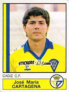 Sticker Cartagena - Liga Spagnola 1986-1987 n. 84 - Panini