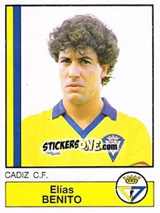 Sticker Benito - Liga Spagnola 1986-1987 n. 86 - Panini