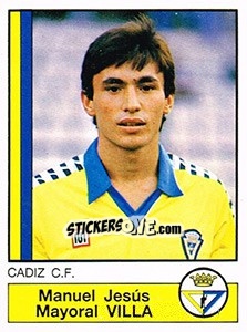 Sticker Villa - Liga Spagnola 1986-1987 n. 87 - Panini
