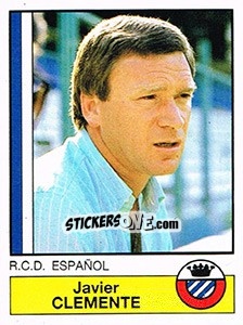 Sticker Clemente - Liga Spagnola 1986-1987 n. 97 - Panini