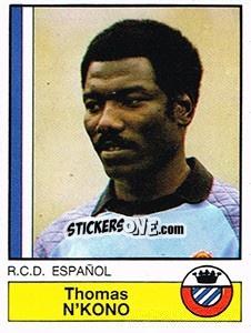 Sticker N´kono - Liga Spagnola 1986-1987 - Panini