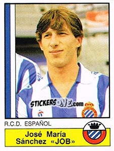 Figurina Job - Liga Spagnola 1986-1987 - Panini