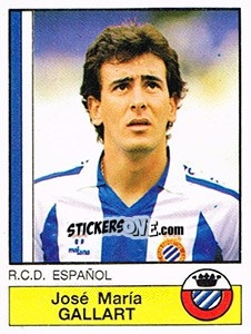Sticker Gallart - Liga Spagnola 1986-1987 n. 101 - Panini