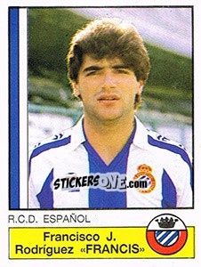 Sticker Francis - Liga Spagnola 1986-1987 - Panini