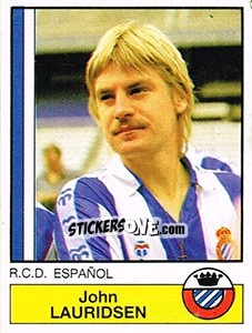 Sticker Lauridsen - Liga Spagnola 1986-1987 - Panini