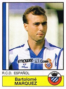 Figurina Marquez - Liga Spagnola 1986-1987 - Panini