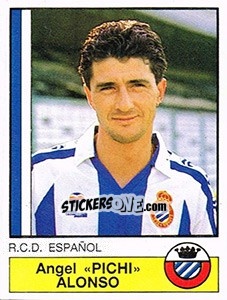Sticker Pichi Alonso - Liga Spagnola 1986-1987 n. 110 - Panini