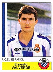 Sticker Valverde - Liga Spagnola 1986-1987 n. 111 - Panini