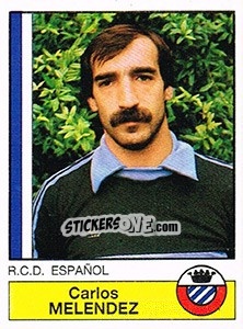 Figurina Melendez - Liga Spagnola 1986-1987 - Panini