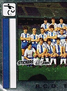 Figurina Equipo - Liga Spagnola 1986-1987 - Panini