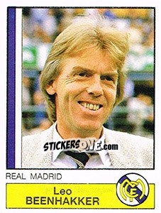 Cromo Beenhakker - Liga Spagnola 1986-1987 - Panini