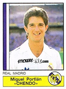 Sticker Chendo - Liga Spagnola 1986-1987 n. 118 - Panini