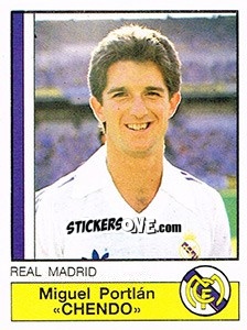 Figurina Chendo - Liga Spagnola 1986-1987 - Panini