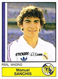 Figurina Sanchis - Liga Spagnola 1986-1987 n. 119 - Panini