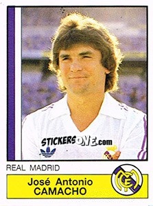 Cromo Camacho - Liga Spagnola 1986-1987 - Panini