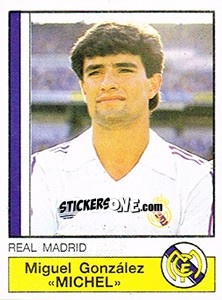 Cromo Michel - Liga Spagnola 1986-1987 - Panini