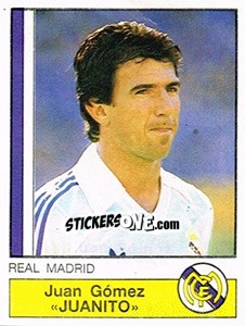 Cromo Juanito - Liga Spagnola 1986-1987 - Panini