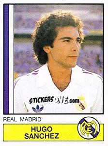 Sticker Hugo Sanchez - Liga Spagnola 1986-1987 - Panini