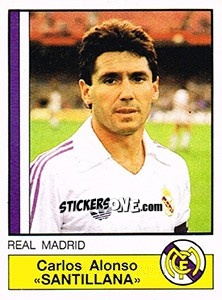 Sticker Santillana - Liga Spagnola 1986-1987 n. 130 - Panini