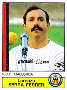 Sticker Serra Ferrer - Liga Spagnola 1986-1987 n. 135 - Panini