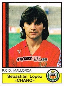 Sticker Chano - Liga Spagnola 1986-1987 n. 137 - Panini
