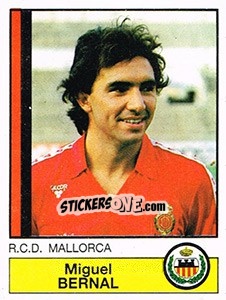 Sticker Bernal - Liga Spagnola 1986-1987 n. 140 - Panini