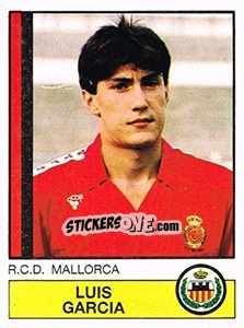 Sticker Luis García - Liga Spagnola 1986-1987 n. 142 - Panini