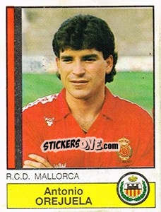 Cromo Orejuela - Liga Spagnola 1986-1987 - Panini