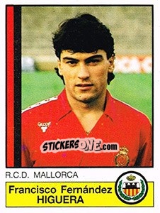 Cromo Higuera - Liga Spagnola 1986-1987 - Panini